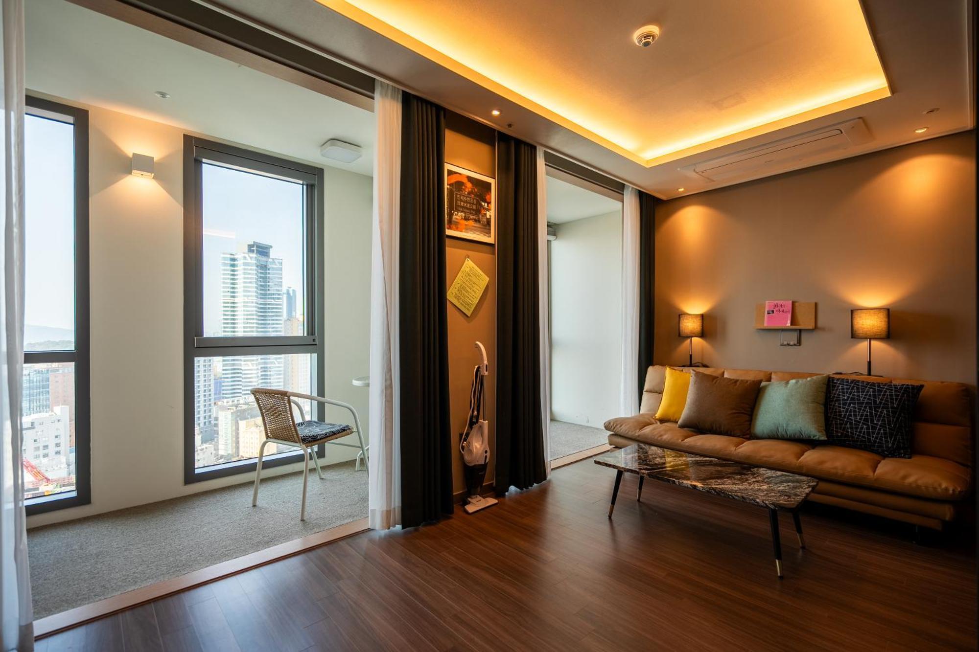 Hera Haeundae Beach Premium Ocean View # Sea View Busan Exterior photo
